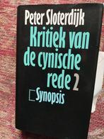 Kritiek van de cynische rede 2 - Peter Sloterdijk, Boeken, Ophalen of Verzenden, Gelezen