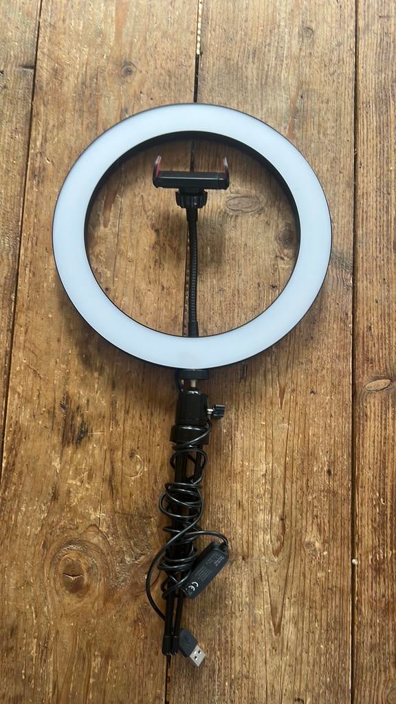 Ring light phone holder, Ophalen of Verzenden, Zo goed als nieuw