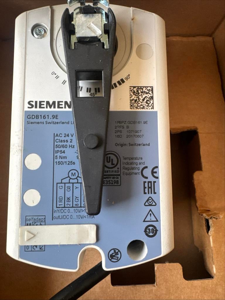 New Siemens GDB161.1E Damper Actuator, Siemens, Nieuw, Ophalen of Verzenden, Switzerland