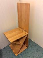 Unieke houten design stoel - Opvouwbaar en modern, Overige kleuren, Ophalen of Verzenden, Zo goed als nieuw, Eén