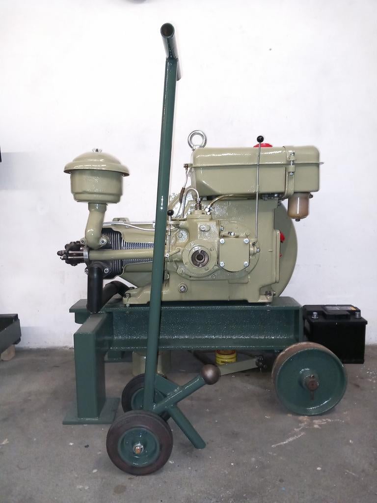 Farymann LD op verrijdbaar onderstel, Ophalen