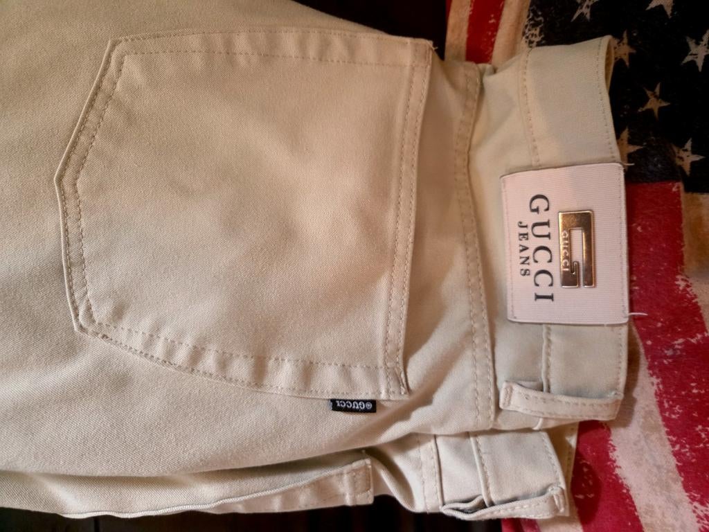 Mooie beige GUCCI broek voor heren!, Kleding | Heren, Beige, Overige maten, Ophalen of Verzenden, Zo goed als nieuw
