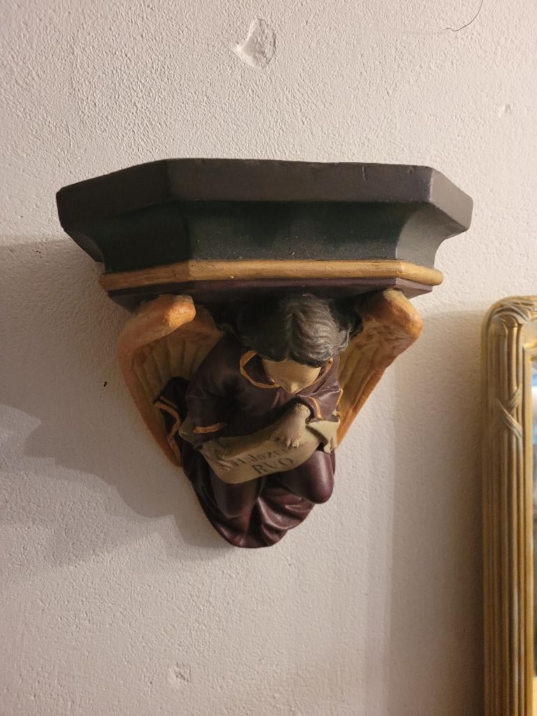 2 antieke kerk consoles met engel p/st 125 euro, Antiek en Kunst, Ophalen of Verzenden