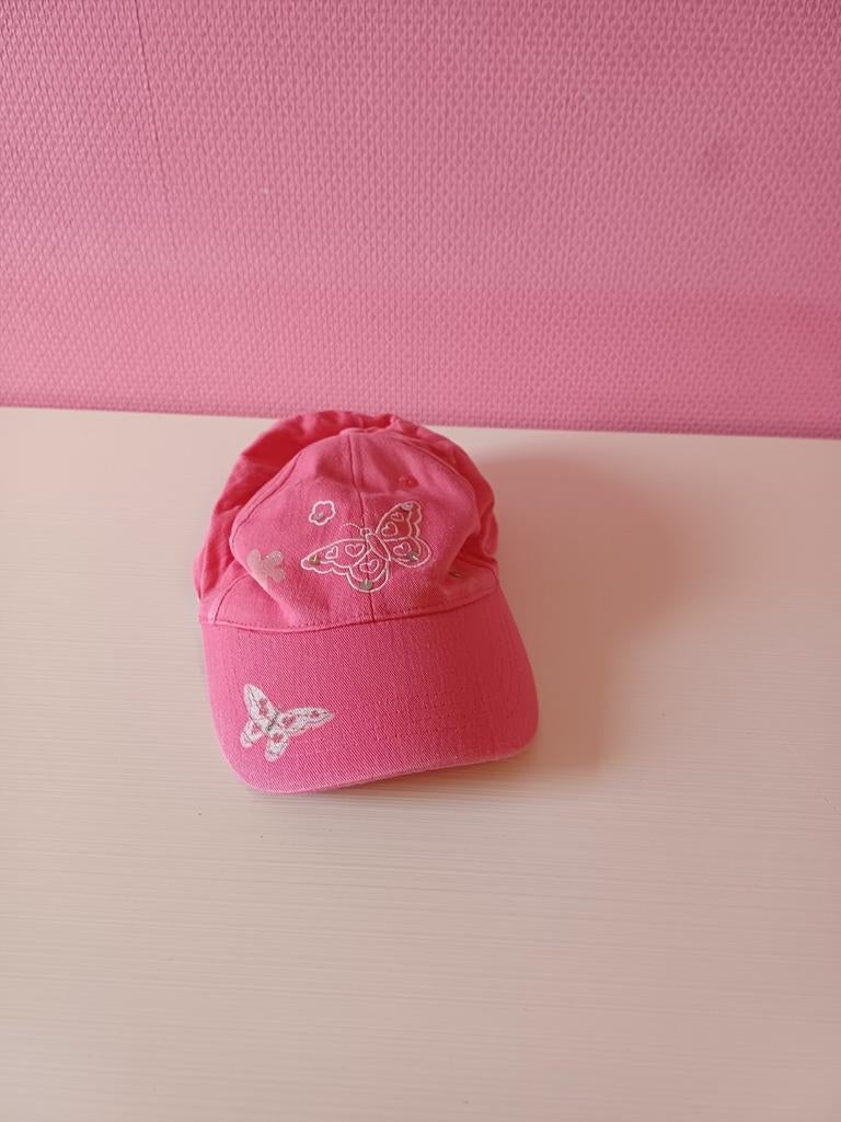 Petje, 54 cm., Kinderen en Baby's, Kinderkleding | Petten en Hoeden, Ophalen of Verzenden, Gebruikt, Meisje, Pet