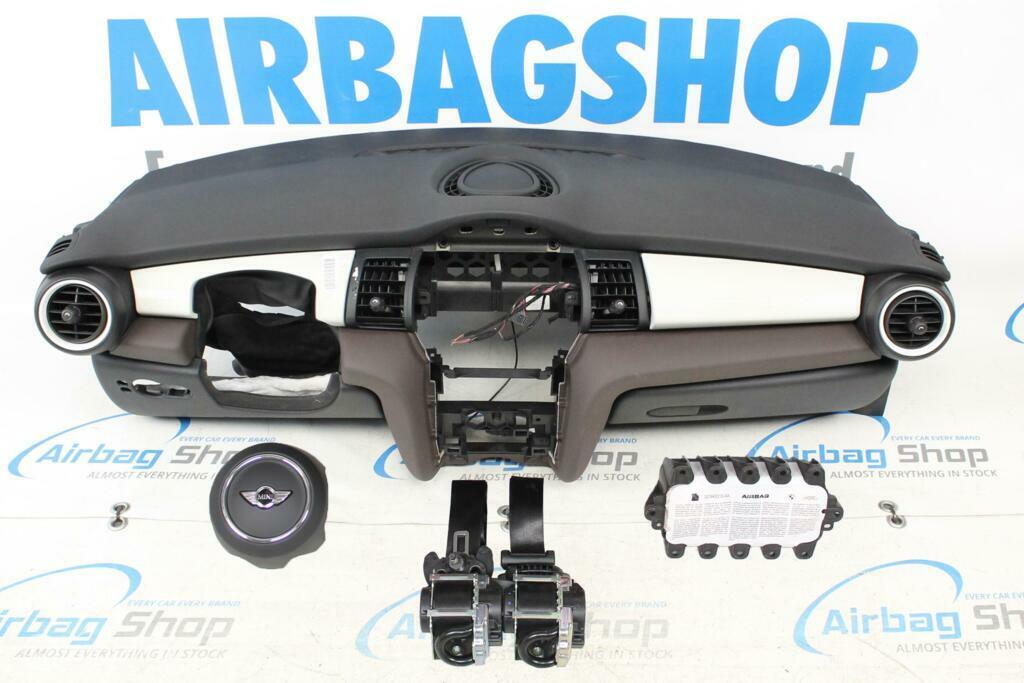 Airbag set - Dashboard zwart/bruin Mini Cooper F55 F56 F57