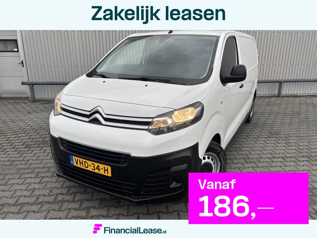 Citroen Jumpy 1.5 BlueHDI 100*AIRCO*CRUISE*3PERS.*BLUETOOTH, Voorwielaandrijving, Stof, 4 cilinders, Citroën