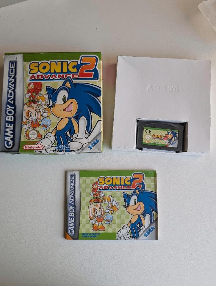 Sonic Advance 2 — Game Boy Advance, Spelcomputers en Games, Games | Nintendo Game Boy, Avontuur en Actie, 1 speler, Ophalen of Verzenden