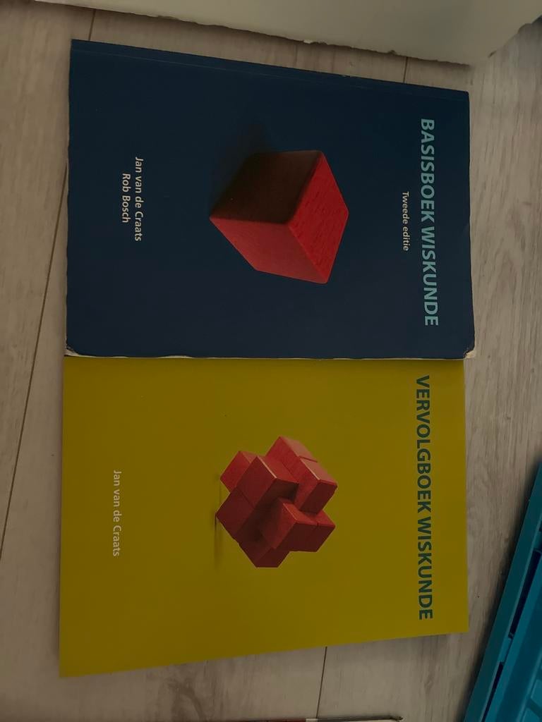 Basisboek Wiskunde en Vervolgboek Wiskunde, Boeken, Studieboeken en Cursussen, Ophalen of Verzenden, Beta, Gelezen, HBO