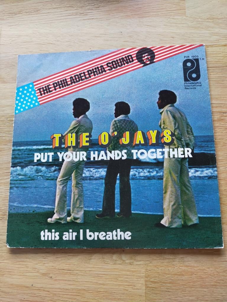 O'Jays , out your hands together, Cd's en Dvd's, Vinyl Singles, Ophalen of Verzenden, Zo goed als nieuw, Pop