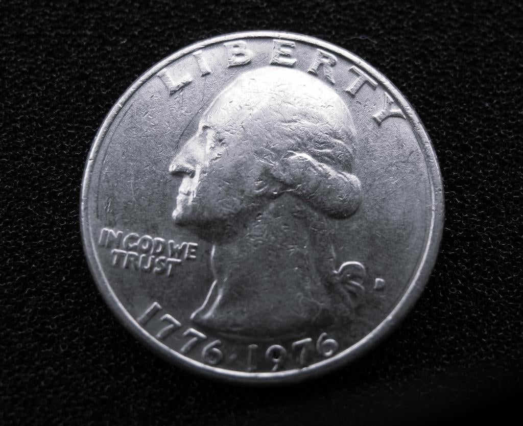 Bicentennial Quarter Dollar George Washington 1776-1976, Ophalen of Verzenden, Noord-Amerika