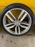 Audi 21 inch velgen met zomerbanden, Gebruikt, 255 mm, Banden en Velgen, Personenwagen