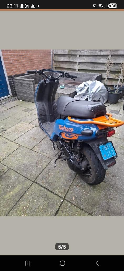 Typhoon 70cc zonder 123, Fietsen en Brommers, Snorfietsen en Snorscooters, Ophalen of Verzenden, Zo goed als nieuw, Tweetakt, Gilera