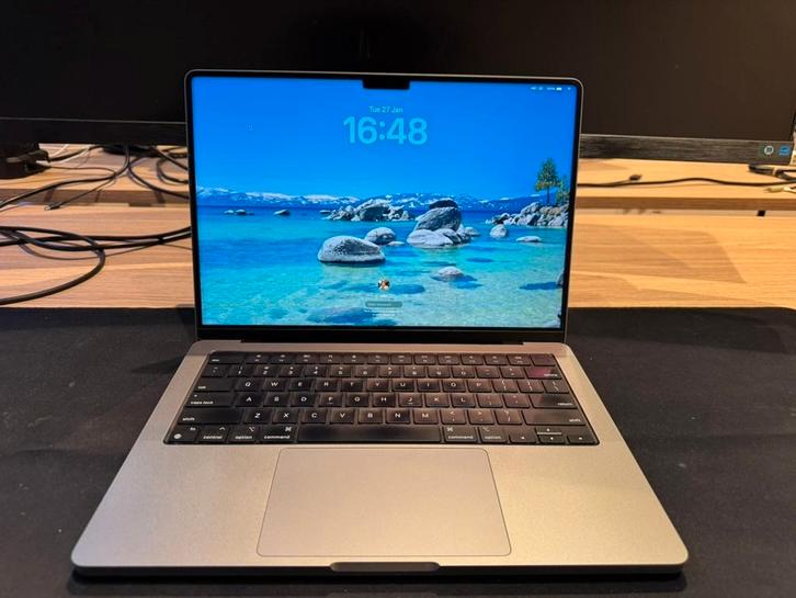 Apple MacBook Pro 14-inch M1 Pro (2021), 16GB, space grey, Computers en Software, Apple Macbooks, Zo goed als nieuw, MacBook Pro