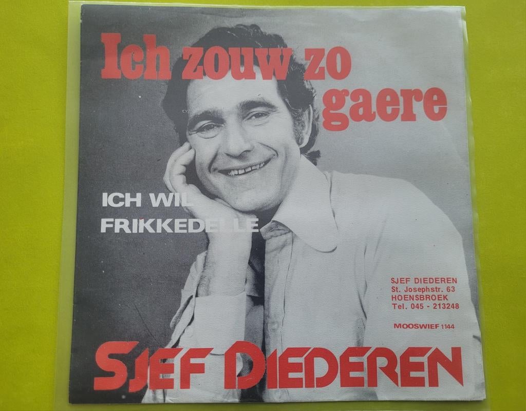 Sjef Diederen - Ich zouw zo gere., Ophalen, Zo goed als nieuw, Overige formaten, Levenslied of Smartlap