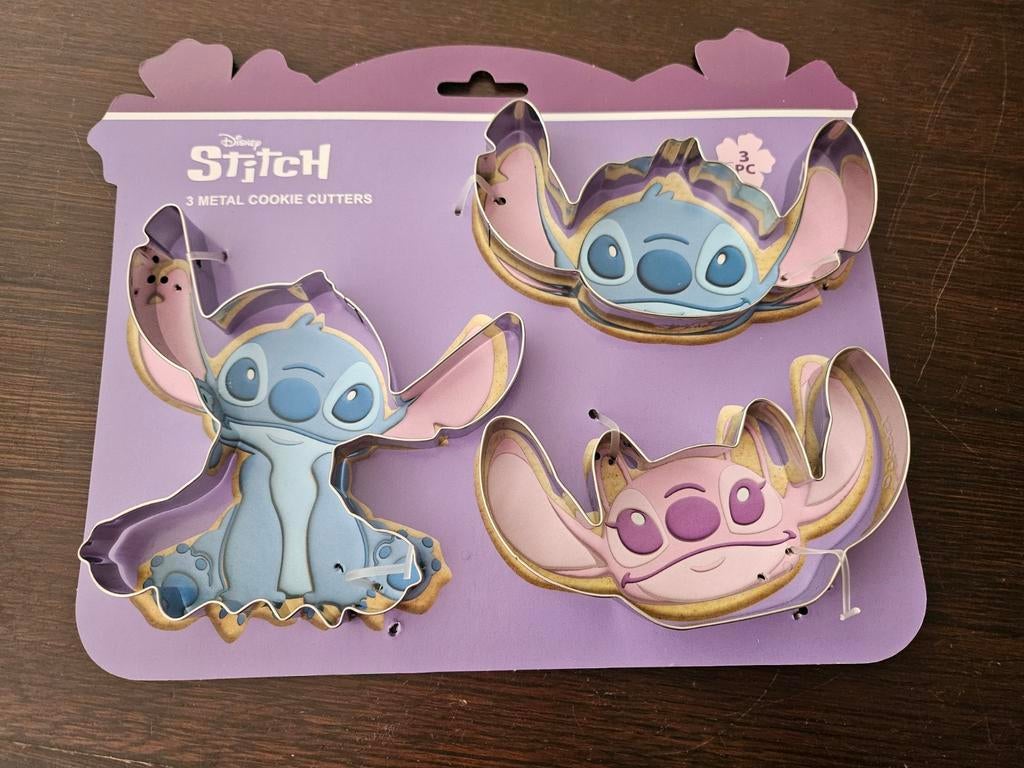 Disney Stitch Uitsteekvormpjes - 3 Metalen Koekjesvormen, Huis en Inrichting, Keuken | Keukenbenodigdheden, Ophalen of Verzenden
