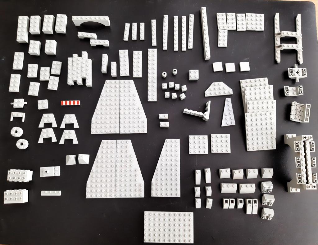 Lego grijze elementen, Gebruikt, Overige thema's, Lego, Ophalen of Verzenden