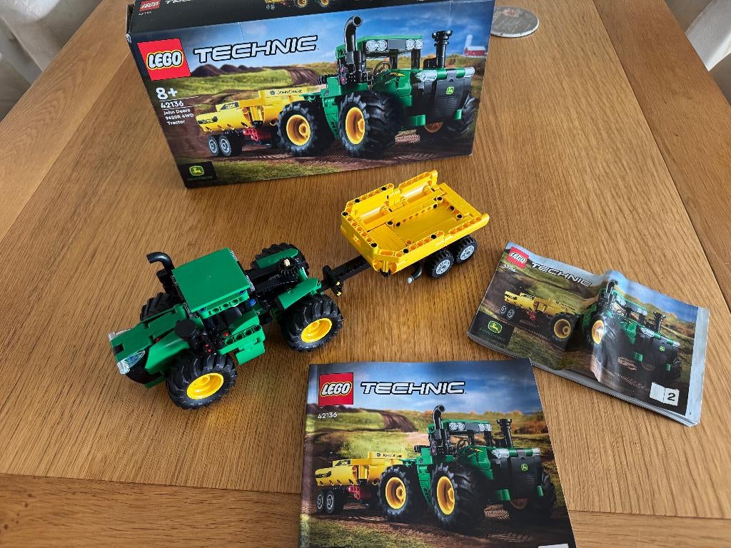 Lego Technic John Deere 42136, Lego, Compleet, Ophalen of Verzenden, Zo goed als nieuw