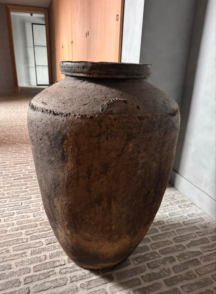Grote kruik Jan, hoogte 90 cm, diameter 60 cm, Antiek en Kunst, Antiek | Vazen, Ophalen