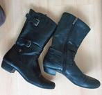 Mooie leren laarsjes Caprice, mt 39, Zwart, Lage of Enkellaarzen, Ophalen of Verzenden, Zo goed als nieuw
