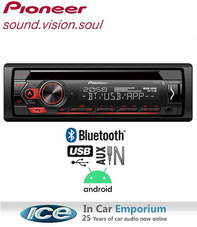 Pioneer DEH-S320BT Autoradio met Bluetooth en Spotify, Ophalen of Verzenden, Zo goed als nieuw