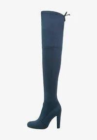 NIEUW Blauwe Overknee Laarzen Buffalo Londen Maat 39, Hoge laarzen, Buffalo London, Blauw, Nieuw