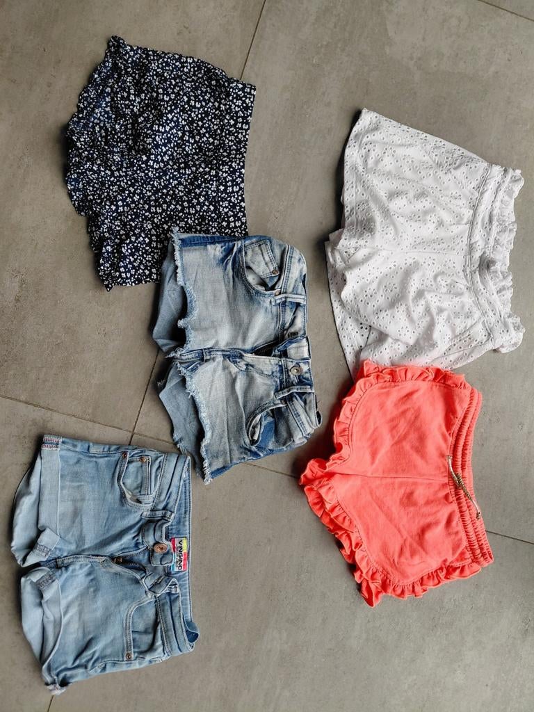 Korte broeken voor meisjes maat 122 - Zomerse collectie, Kinderen en Baby's, Kinderkleding | Maat 122, Ophalen, Gebruikt, Meisje