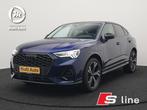 Audi Q3 Sportback 45 TFSI e S Line Plug In Hybrid 245pk Deal, Gebruikt, Zwart, Blauw, Hybride Elektrisch/Benzine