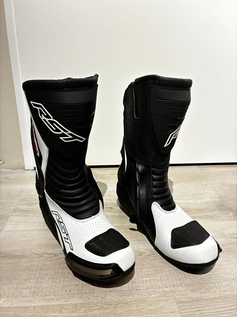 RST Tractech Evo 3 motorlaarzen - Zwart/Wit, Ophalen, Tweedehands, Heren, Laarzen