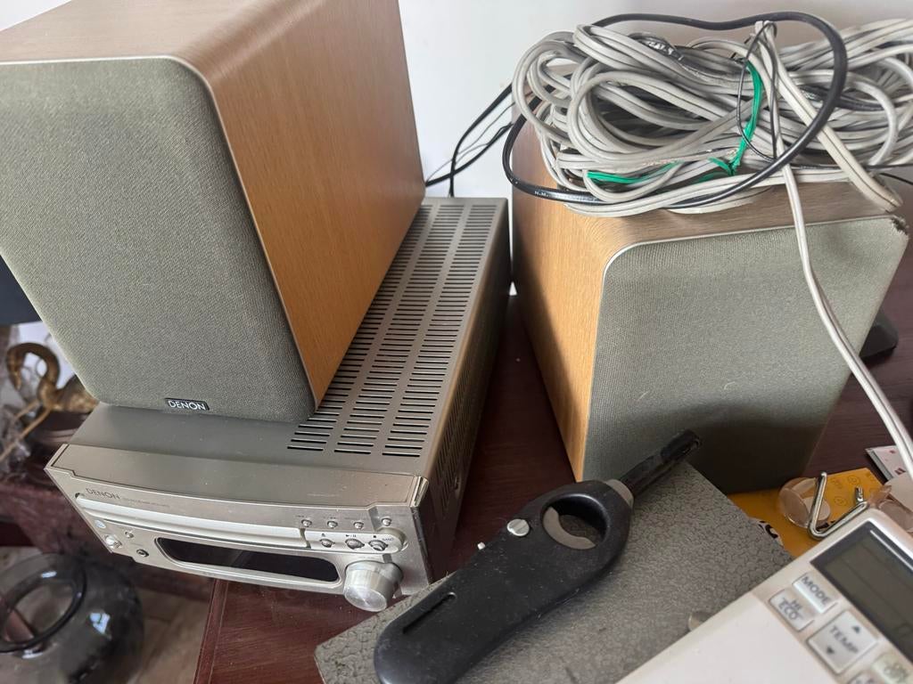 Denon CD Receiver RCD-M33 met speakers, Audio, Tv en Foto, Stereo-sets, Gebruikt, Denon, Ophalen of Verzenden, Microset