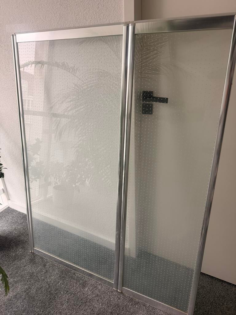Badwand glass 140x110, Ophalen, Zo goed als nieuw