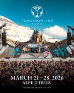 4x Arrangement Tomorrowland Winter Alpe d'Huez 2026, Tickets en Kaartjes, Drie personen of meer