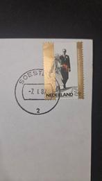 Postzegel 50 jaar huwelijk Bernard & Juliana, Soestdijk, Ophalen of Verzenden, Na 1940, Gestempeld