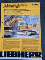 Liebherr R 994 Litronic Technische Beschrijving, Boeken, Ophalen of Verzenden, Zo goed als nieuw, Liebherr, Catalogus
