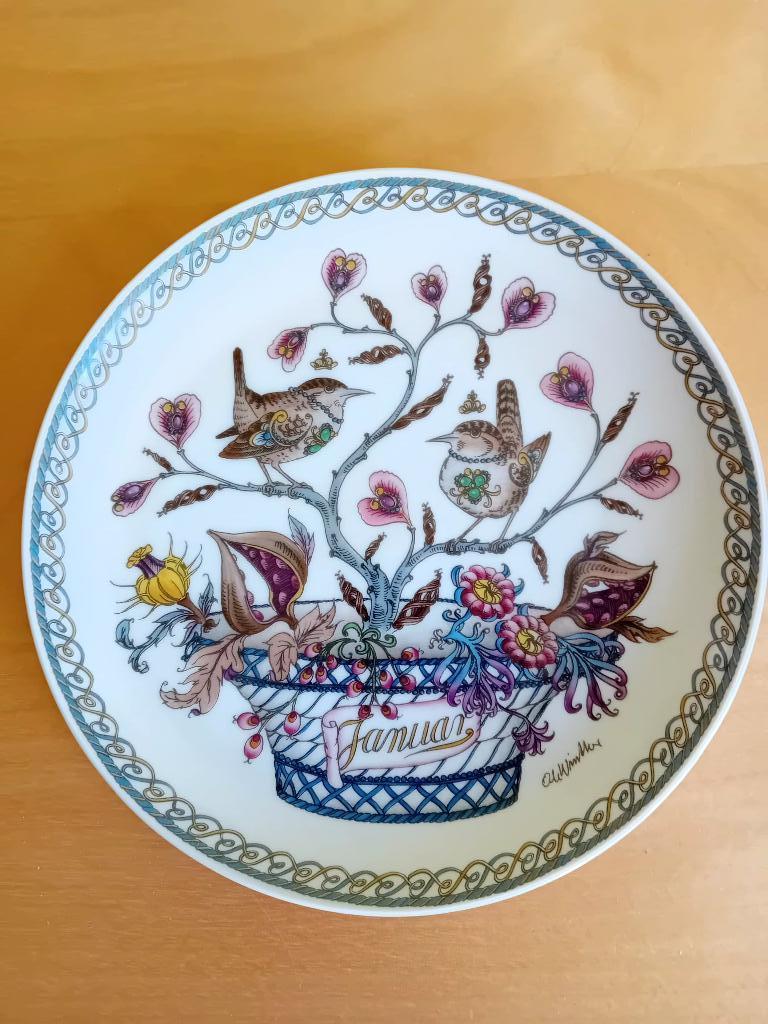 Hutschenreuther maandbordjes, Ophalen