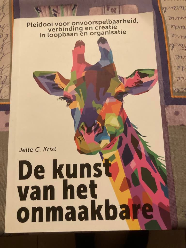 Jelte C. Krist - De kunst van het onmaakbare, Boeken, Wetenschap, Zo goed als nieuw, Sociale wetenschap, Ophalen