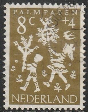 Nederland 1961 761 Kind 8c Palmpasen, Gest Den Bosch, Ophalen of Verzenden, Na 1940, Gestempeld