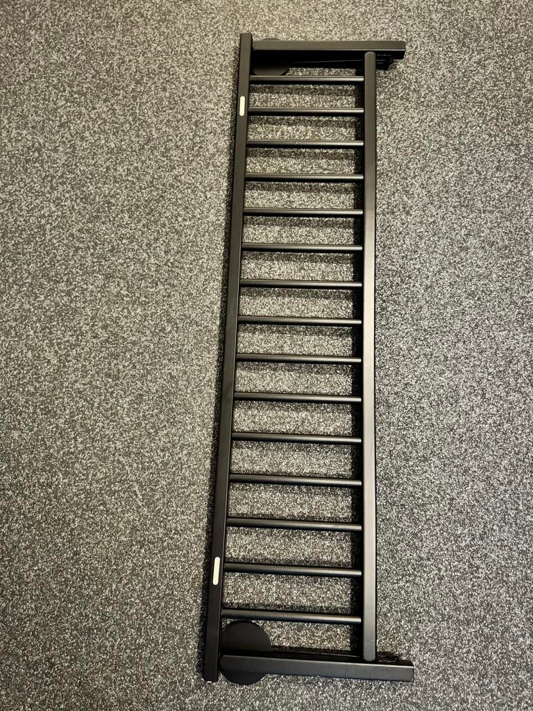 Baninni Rocco bedhekje - Zwart hout, Kinderen en Baby's, Kinderkamer | Bedden, Ophalen, Gebruikt, Minder dan 140 cm, Minder dan 70 cm