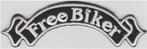 Free Biker stoffen opstrijk patch embleem #4, Ophalen of Verzenden
