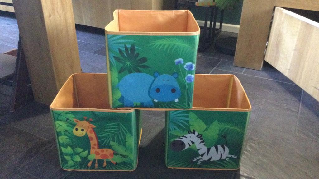 Opvouwbare opberg bakjes voor kinderen, Ophalen of Verzenden, Gebruikt, Minder dan 50 cm