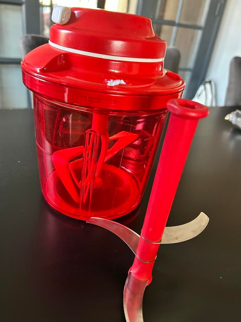 Tupperware Hakmolen - Rood, Ophalen of Verzenden, Gebruikt, Rood, Overige typen