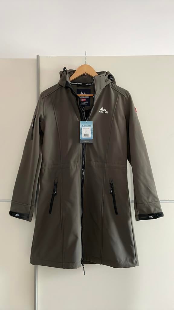 Nieuwe dames jas van nordcape mt S, Ophalen of Verzenden, Nieuw, Maat 36 (S), Bruin