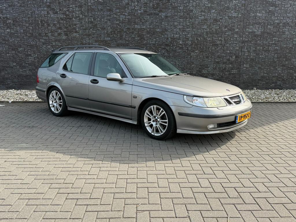 Saab 9-5 T AERO AUT stoelkoeling/verwarming /clima / cruise, Auto's, Saab, 1800 kg, 4 cilinders, 2290 cc, Leder