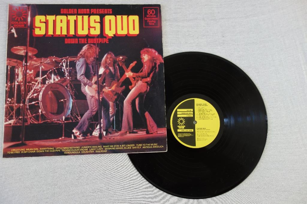 Lp Status Quo Down the dustpipe, Ophalen of Verzenden, Zo goed als nieuw, 12 inch, Poprock