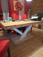 Een tafel, Huis en Inrichting, Tafels | Bijzettafels, Ophalen, Zo goed als nieuw, 75 cm of meer, Modern