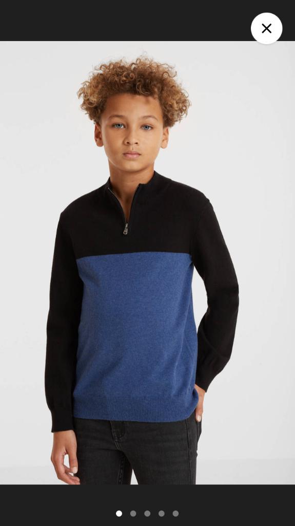 Hele mooie schipperstrui Any Time 146-152 - 1x gedragen!, Ophalen of Verzenden, Nieuw, Jongen, Trui of Vest