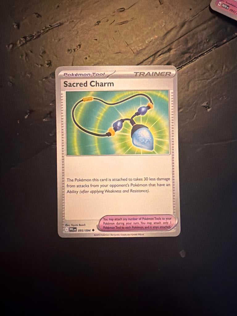Pokemon TCG - Sacred Charm 093/094, Ophalen of Verzenden, Gebruikt, Losse kaart