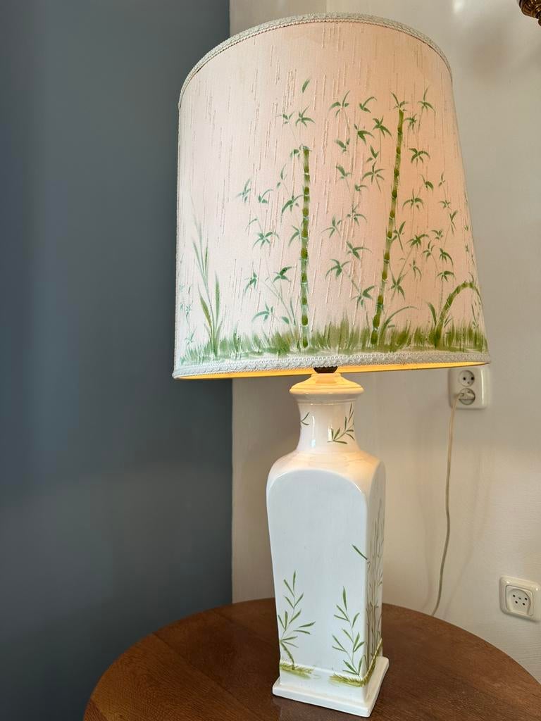 Mooie tafellamp met kap, Ophalen, Overige materialen, Gebruikt, Italiaans