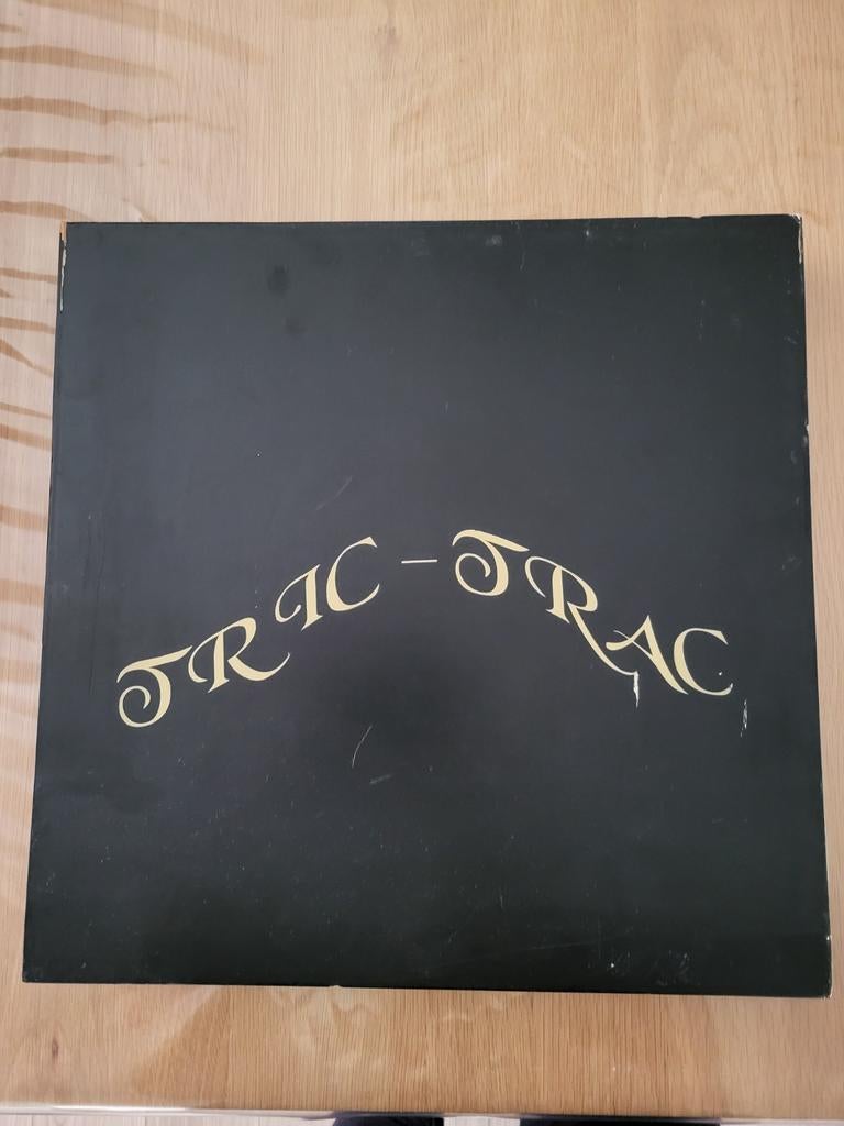 Vintage Trac-Trac Backgammon Spel - Compleet, Gebruikt, Een of twee spelers, Onbekend, Ophalen of Verzenden