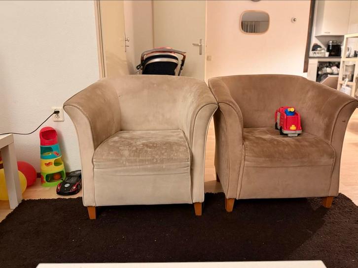 GRATIS Banken – Alleen ophalen (alle 3 samen), Huis en Inrichting, Fauteuils, Gebruikt, Stof, 75 tot 100 cm, Ophalen