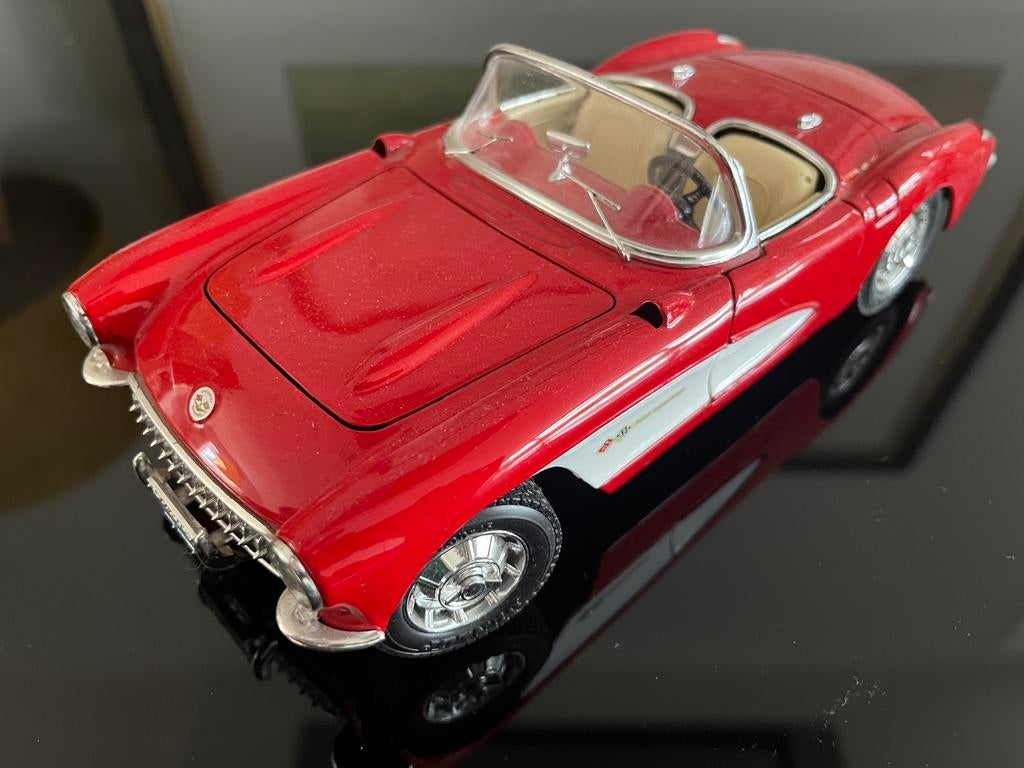 Burago corvette stingray 1:18, Ophalen of Verzenden, Zo goed als nieuw, Bburago